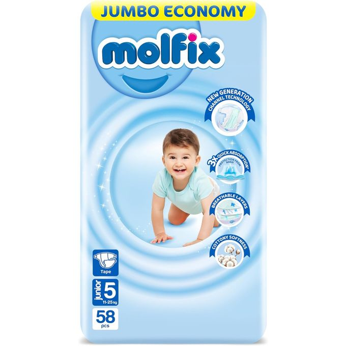 Molfix - regular size 5 - 58 pcs