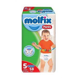 Molfix - Size 5 Shorts - 58 Pcs