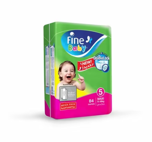 Fine Baby - Size 5 - 84 pcs